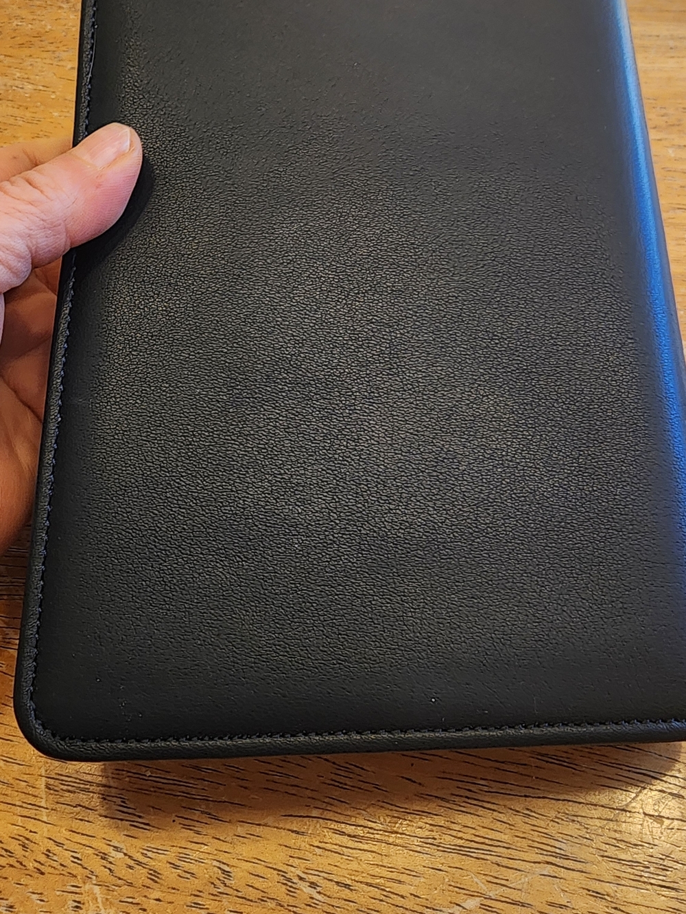 Burberry Black Leather Journal Cover - Picture 3 of 16